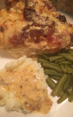 Butter-Baked Chicken and Gravy
