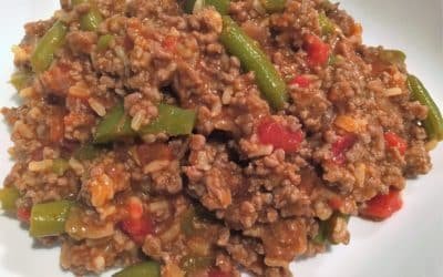 Easy Ground Beef & Rice Skillet