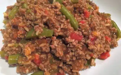 Easy Ground Beef & Rice Skillet