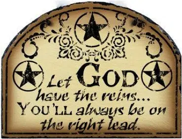 "Arms of Love" - Let God have the reins