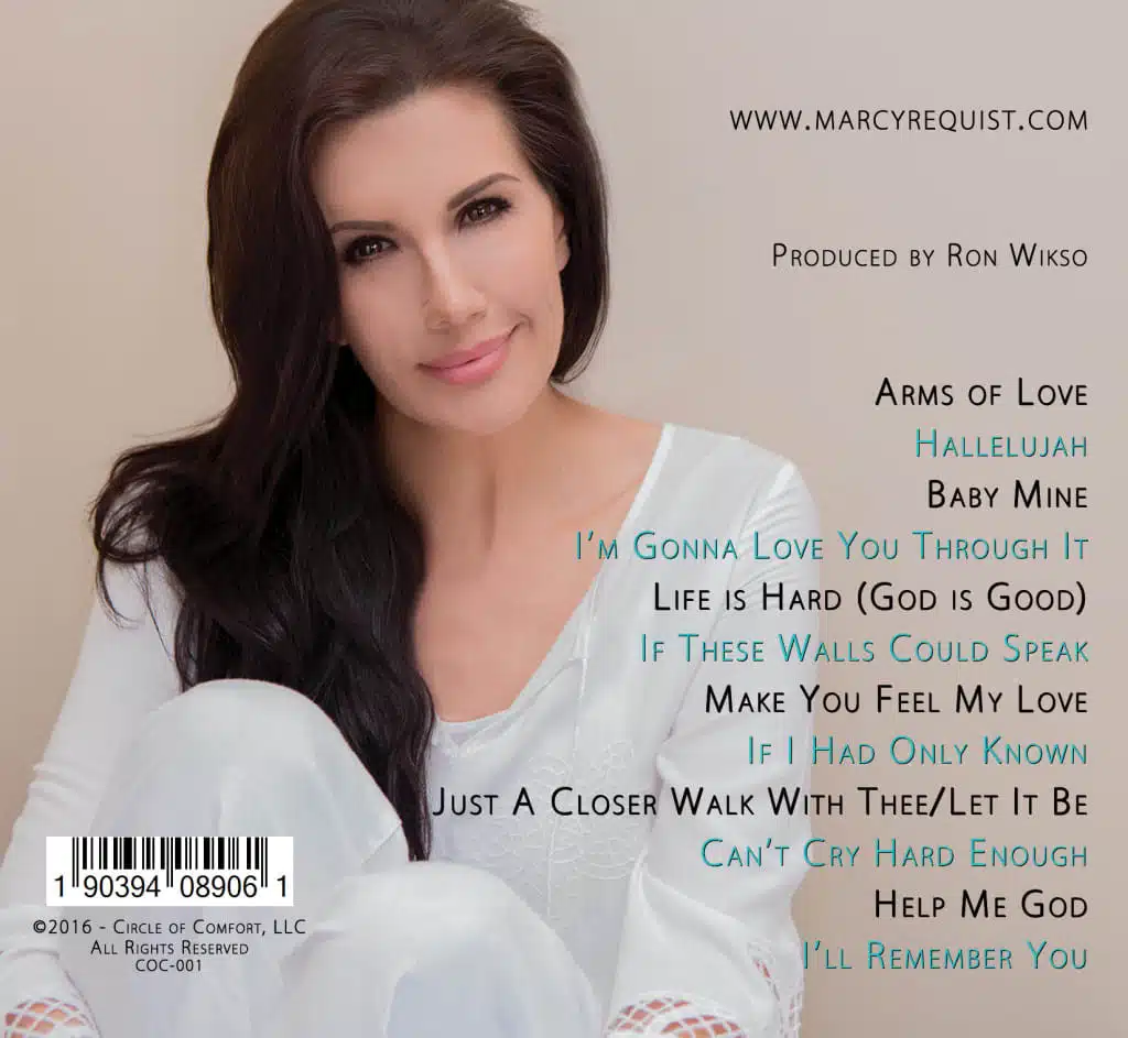 Marcy Requist - Covers of Comfort - Back Cover