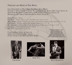 Marcy Requist - Covers of Comfort - Musician Credits Panel