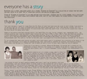 Marcy Requist - Covers of Comfort - Thank You Panel