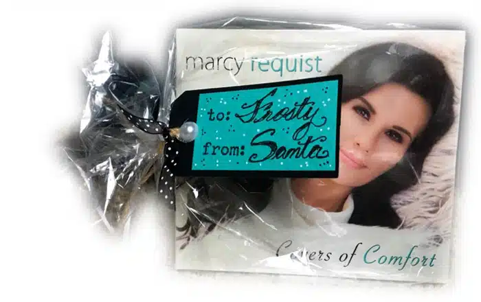 CD with Gift Tag and Cellophane Wrap