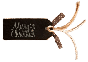 Merry Christmas Gift Tag Back