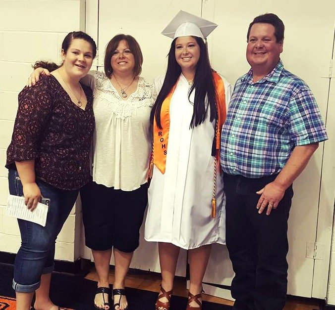 Roger and Amy Pendleton with their Daughters