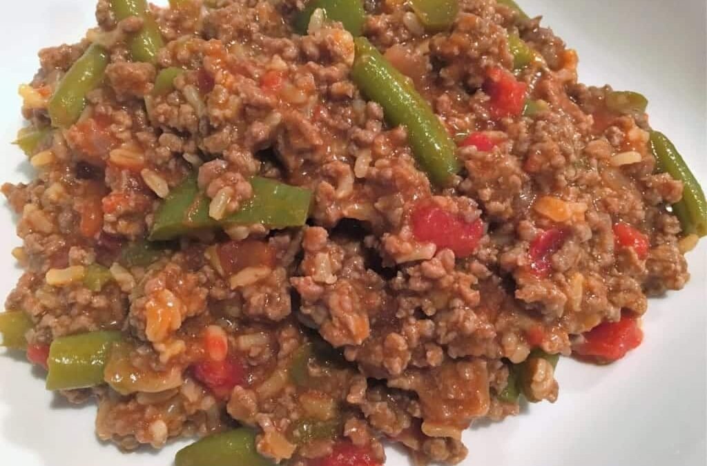 Easy Ground Beef & Rice Skillet