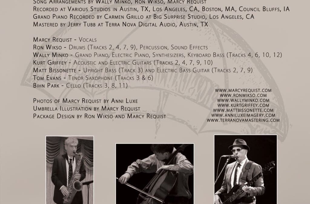 Marcy Requist – Covers of Comfort – Musician Credits Panel