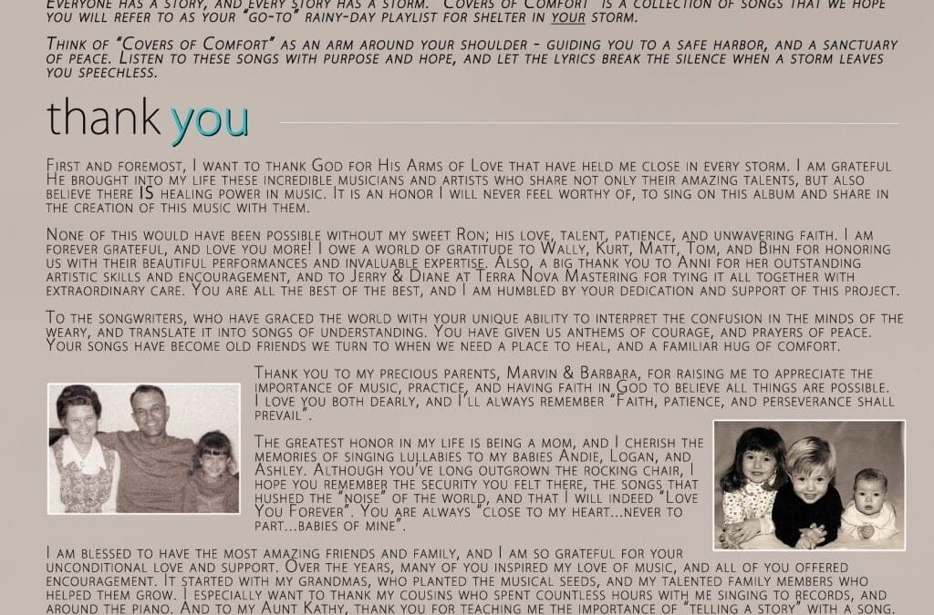 Marcy Requist – Covers of Comfort – Thank You Panel